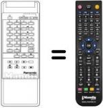 Télécommande équivalente TNQ 8E 0434