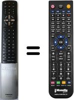 Télécommande équivalente Toshiba 46 WL 863