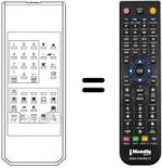 Télécommande équivalente Sinudyne 2180 A