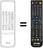 Télécommande équivalente TRC 001