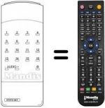 Télécommande équivalente TT 24
