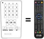 Télécommande équivalente TT 3