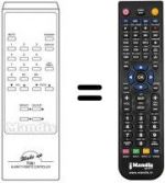 Télécommande équivalente 08-201660-003