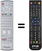 Télécommande équivalente National TX-29PN1 D