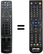Télécommande équivalente Panasonic TX-P65VT30B