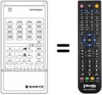 Télécommande équivalente U 580
