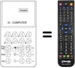 Télécommande équivalente UFB 3