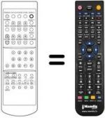 Télécommande équivalente UKV 610