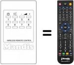 Télécommande équivalente UNIVERSUM 9594938