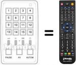 Télécommande équivalente P 16