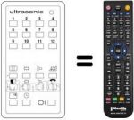 Télécommande équivalente US 12 FACH