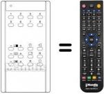 Télécommande équivalente US 8 FACH