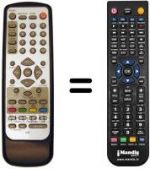 Télécommande équivalente Tatung V 32 HCHK