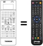 Télécommande équivalente Thomson V 630