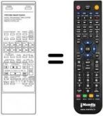 Télécommande équivalente VCR 185