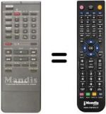 Télécommande équivalente VEQ 0615