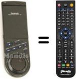 Télécommande équivalente National NV-FS200
