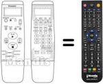 Télécommande équivalente VEQ 1539
