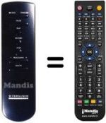 Télécommande équivalente Thorn FV 54 LX