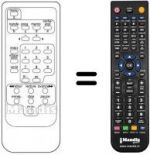 Télécommande équivalente Hifivox VK 200 PS