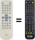 Télécommande équivalente VRF 2 PA