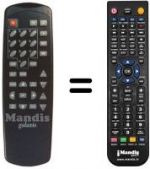 Télécommande équivalente VS-9700 CI