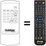 Télécommande équivalente VS 068 K