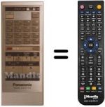 Télécommande équivalente VSQ 0419