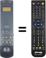 Télécommande équivalente VT-RM 153 E