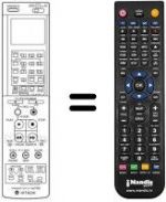 Télécommande équivalente VT-RM 743 E