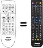 Télécommande équivalente VT-RM 801 ES