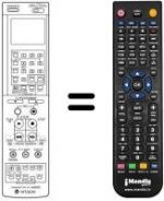 Télécommande équivalente VT-RM 863 E