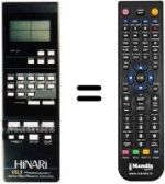 Télécommande équivalente VXL 9
