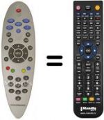 Télécommande équivalente NordMende MC 2850