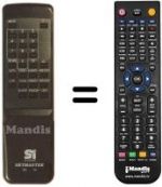 Télécommande équivalente XL 14