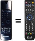Télécommande équivalente Technisat ST 3002 S (ver. 1)