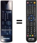 Télécommande équivalente Technisat TECHNI TWIN