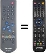 Télécommande équivalente Grundig STR 6000
