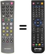 Télécommande équivalente Kathrein UFS 732 SW