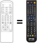 Télécommande équivalente Xsat CDTV 350