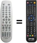 Télécommande équivalente Daewoo DRX 1105