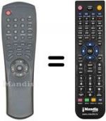 Télécommande équivalente Arion AF 5000 CI
