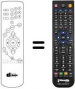 Télécommande équivalente Ingelen DBOX