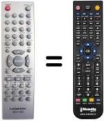Télécommande équivalente DIUNAMAI NIRO