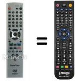 Télécommande équivalente Hitachi DV-PF 2 E