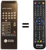 Télécommande équivalente CMR GALILEO 6000