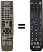 Télécommande équivalente LG LH 6231 P