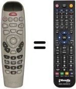Télécommande équivalente Ingelen MEDIA MASTER 260 S