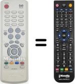 Télécommande équivalente Samsung DSB-A200 C