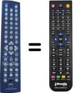 Télécommande équivalente NAD L 75